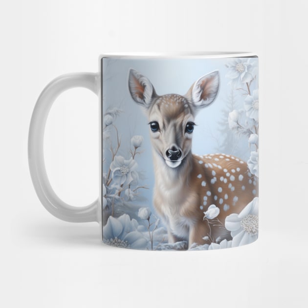 Deer In Forest by Enchanted Reverie